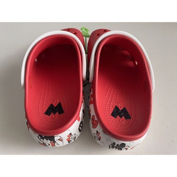 Crocs Disney Mickey Minnie Mouse Platform Clog 208885-8C1 Women's Sz 8 Jibbitz - Picture 6 of 10